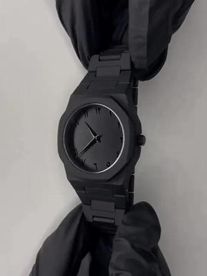 Arabic Aura Black Watch With Box Original