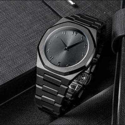 Arabic Aura Black Watch With Box Original